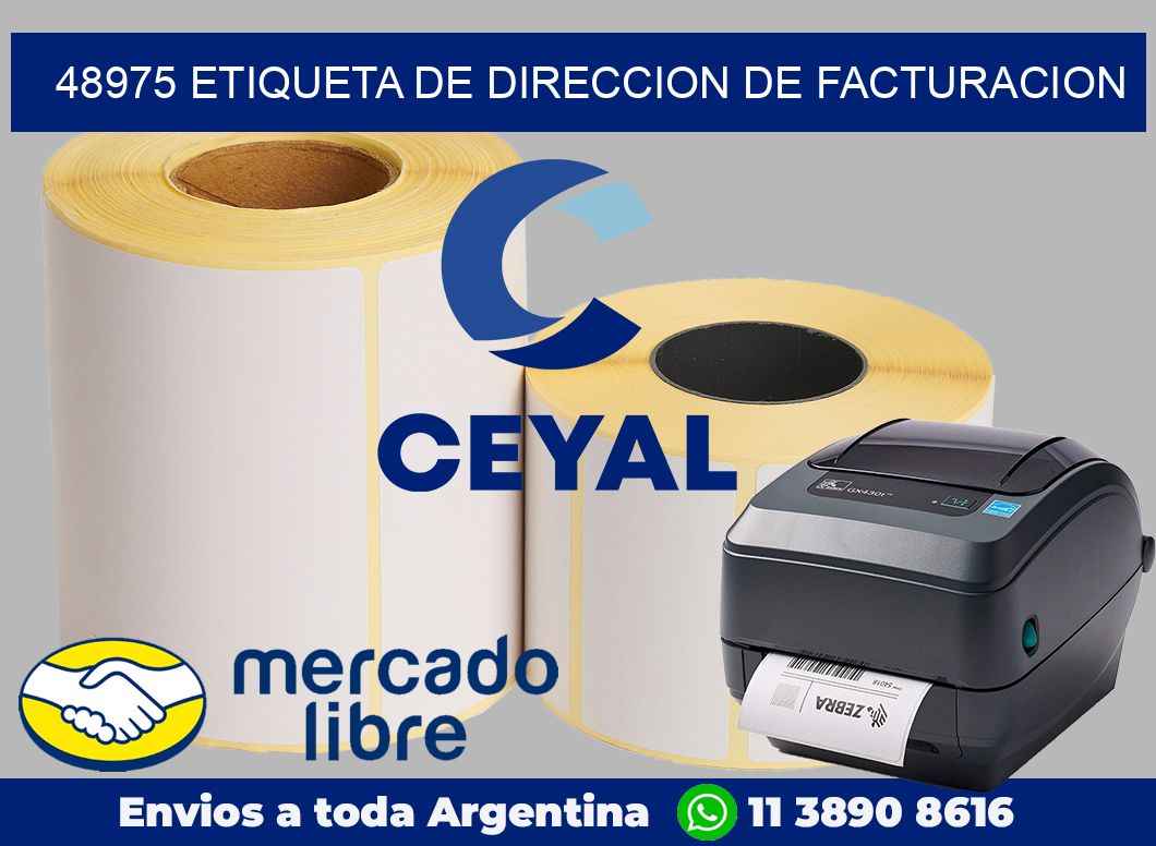 48975 Etiqueta de direccion de facturacion
