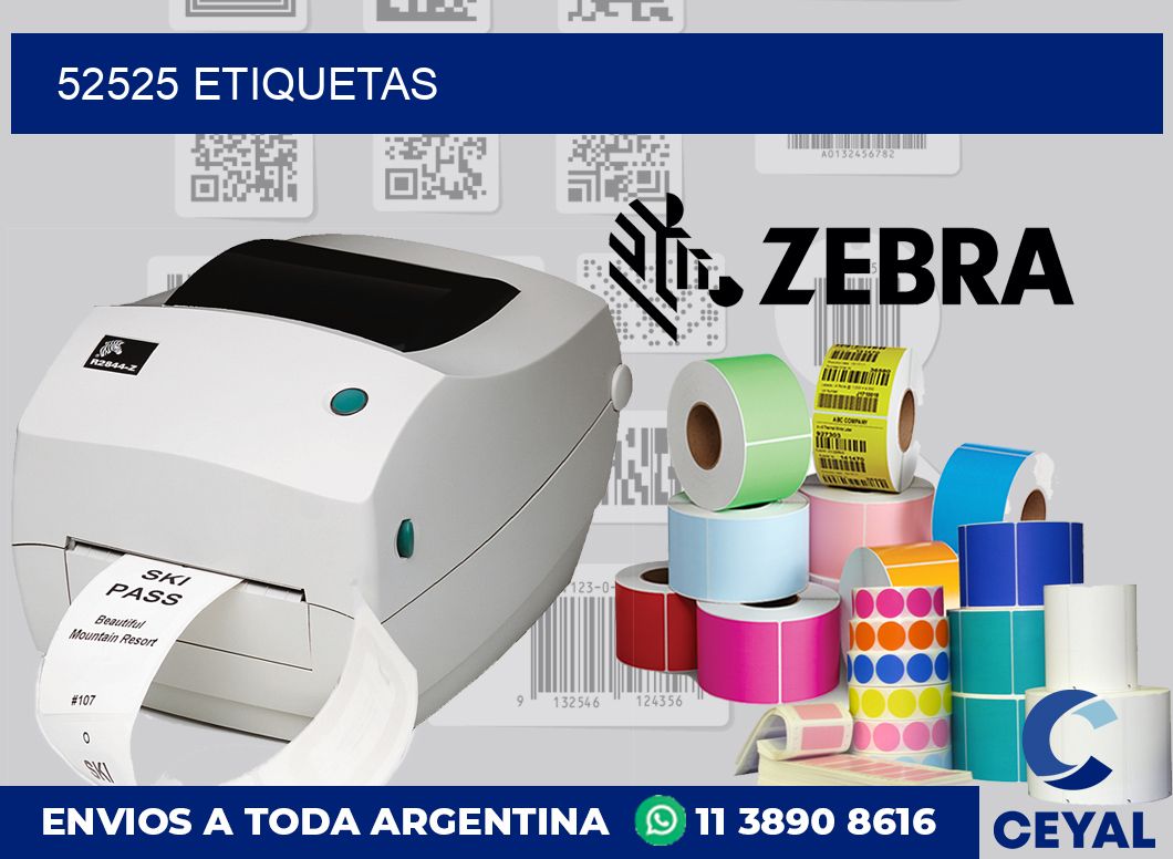 52525 etiquetas