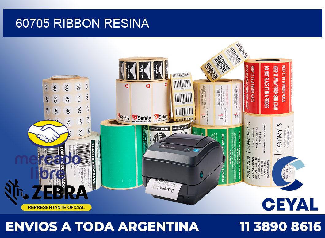 60705 ribbon resina