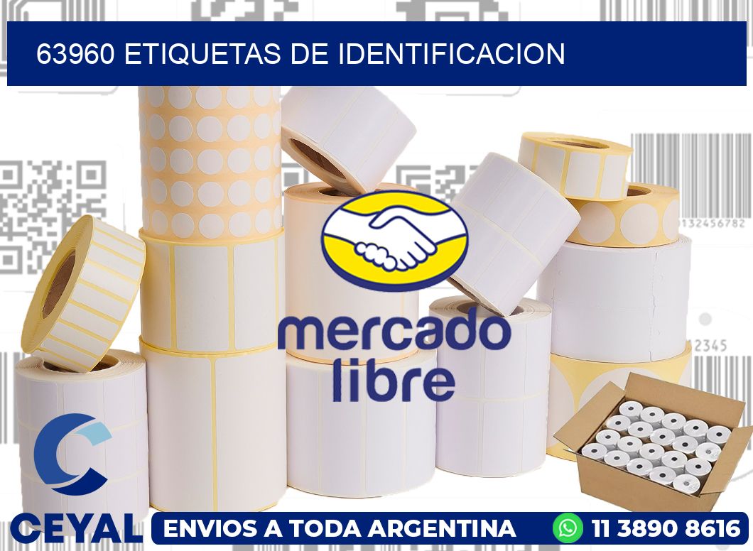 63960 Etiquetas de identificacion