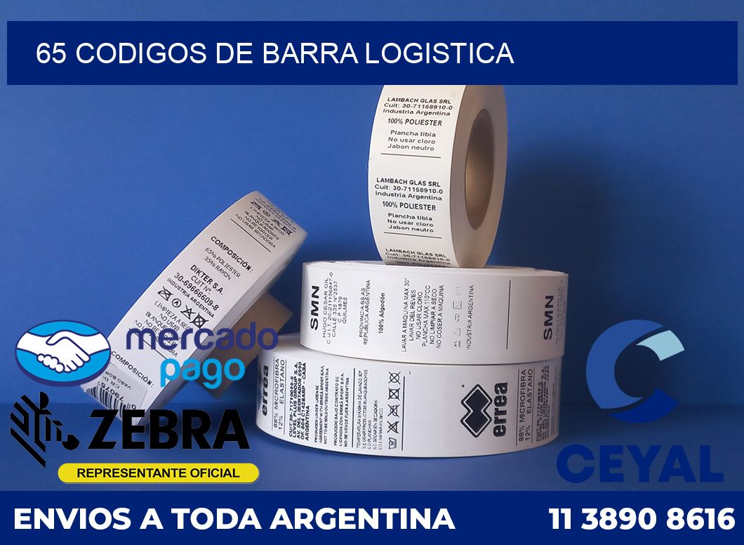 65 Codigos de barra logistica