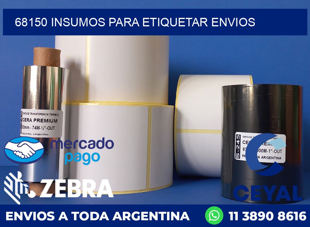 68150 insumos para etiquetar envios