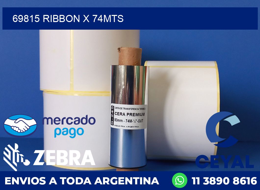 69815 ribbon x 74mts