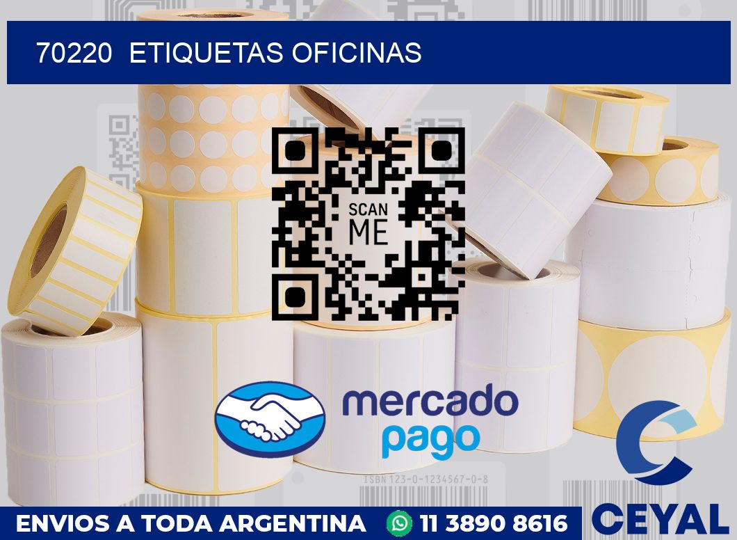 70220  Etiquetas oficinas