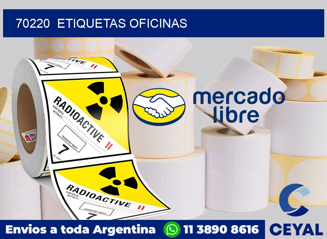 70220  Etiquetas oficinas