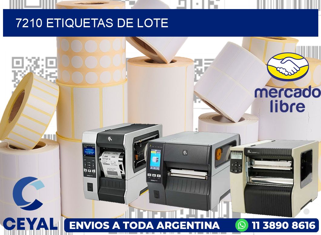 7210 Etiquetas de lote