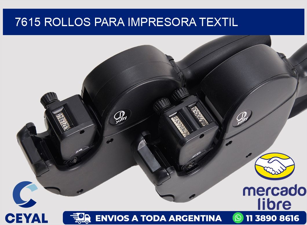7615 rollos para impresora textil