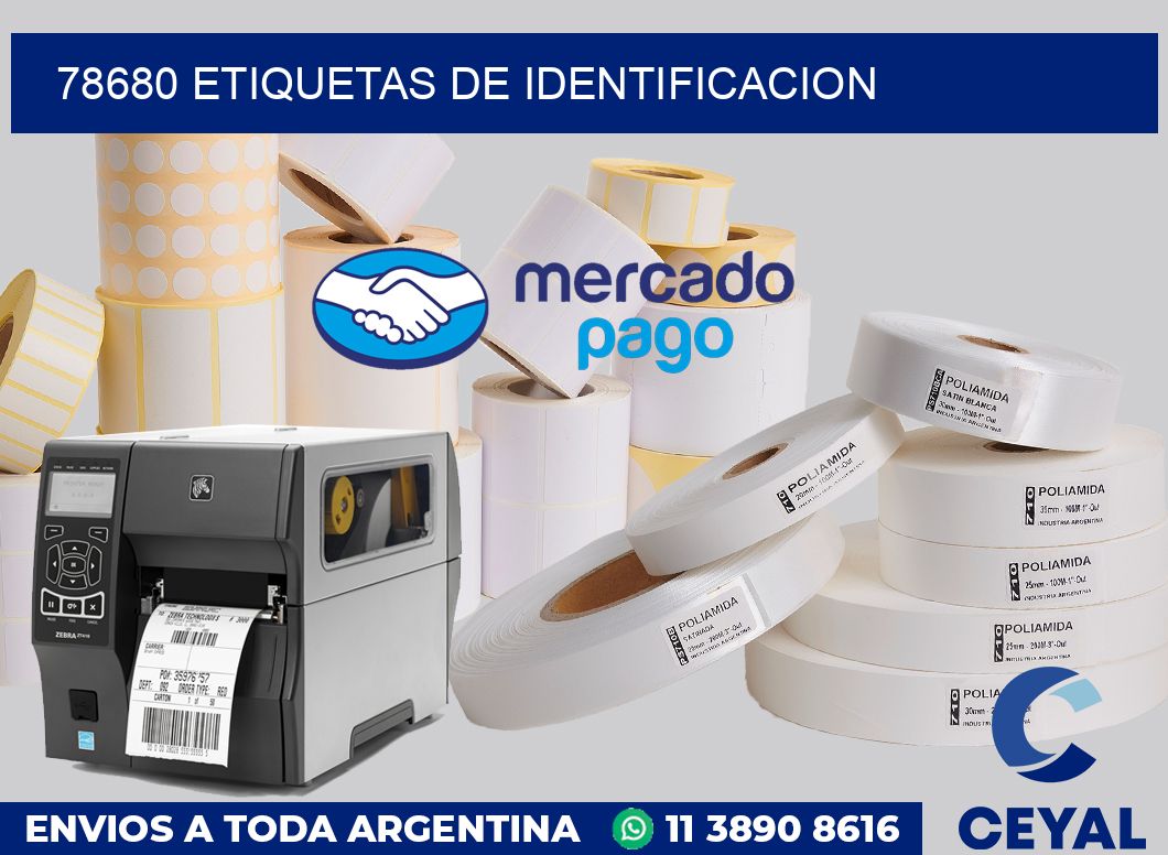 78680 Etiquetas de identificacion