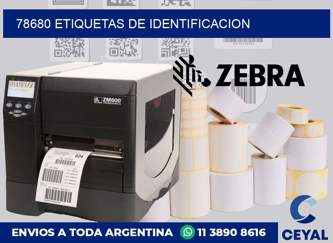 78680 Etiquetas de identificacion