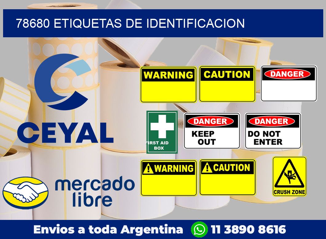 78680 Etiquetas de identificacion