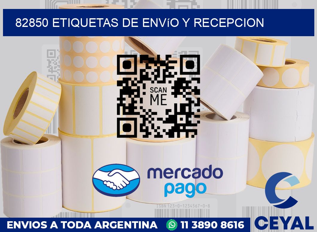 82850 Etiquetas de envío y recepcion