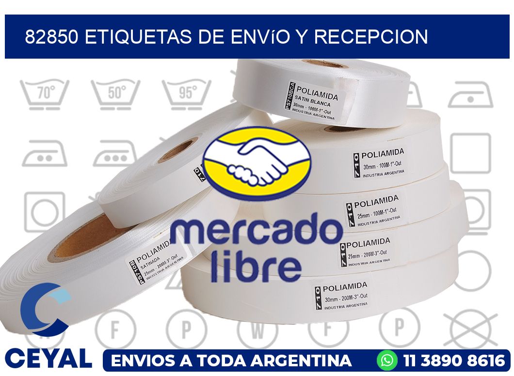 82850 Etiquetas de envío y recepcion
