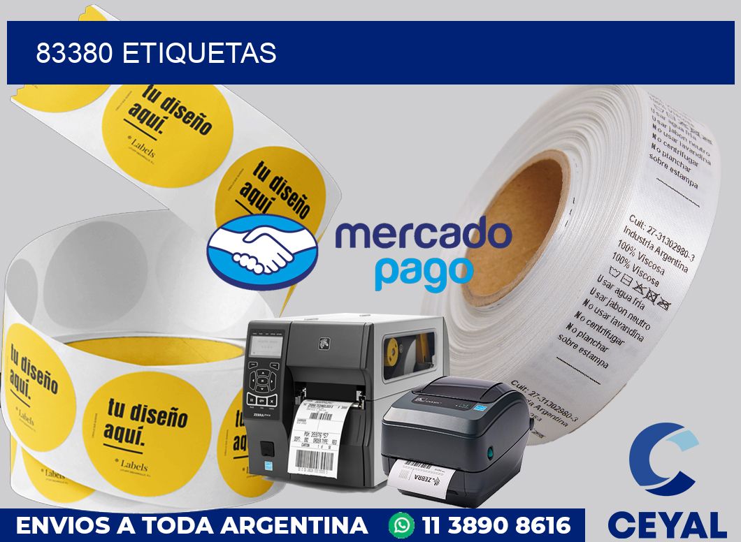 83380 etiquetas