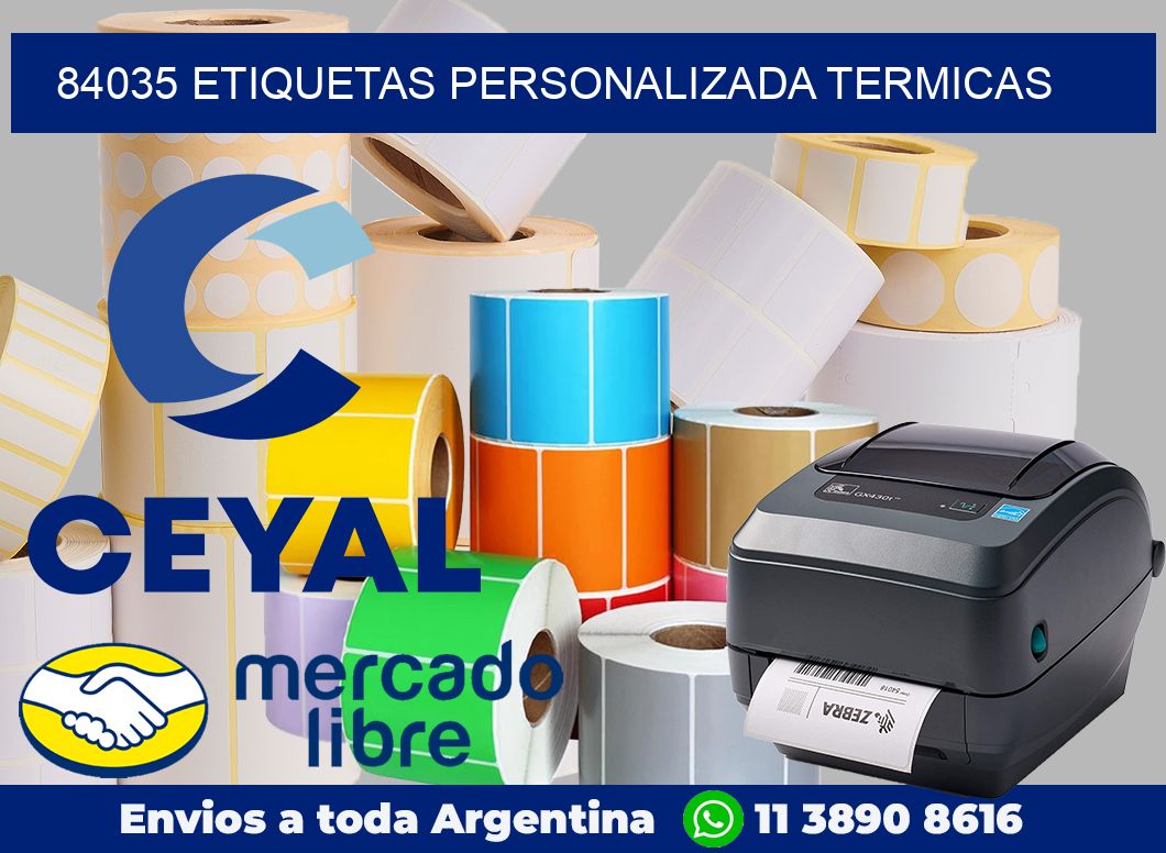 84035 etiquetas personalizada termicas