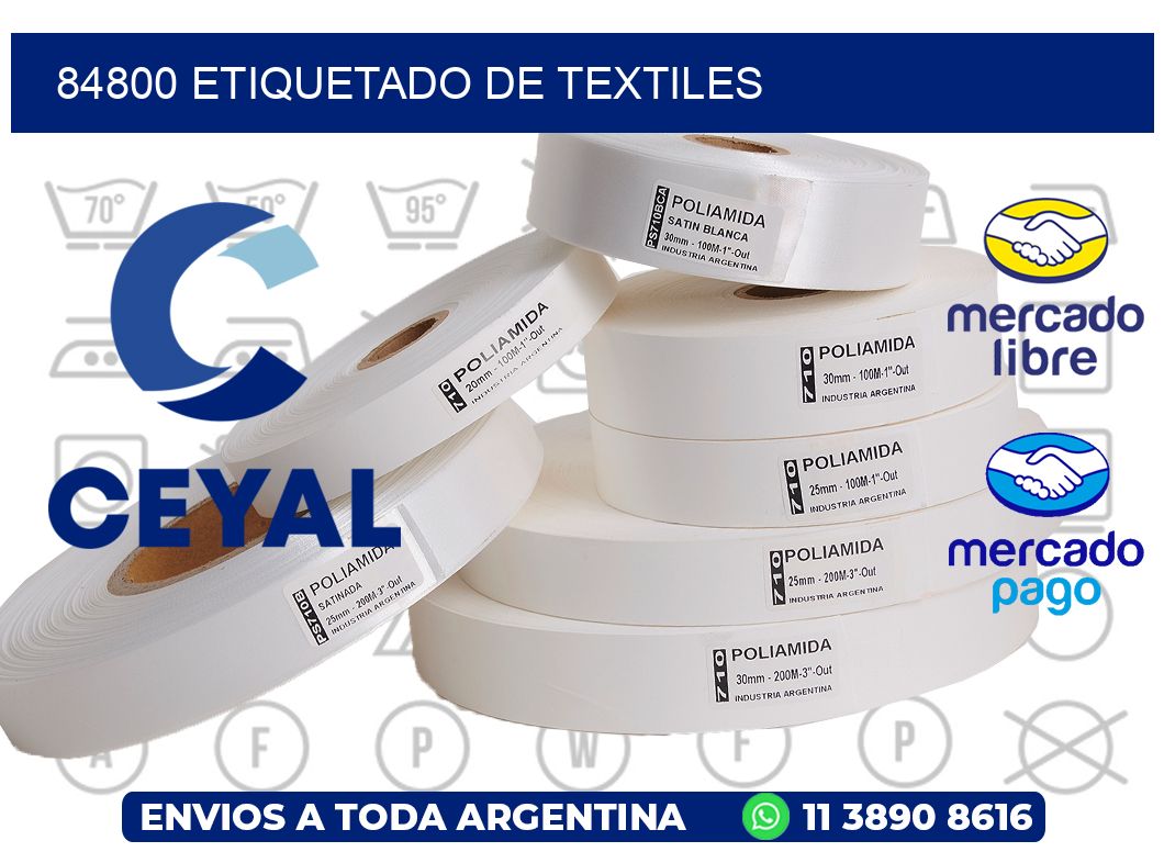 84800 Etiquetado de textiles