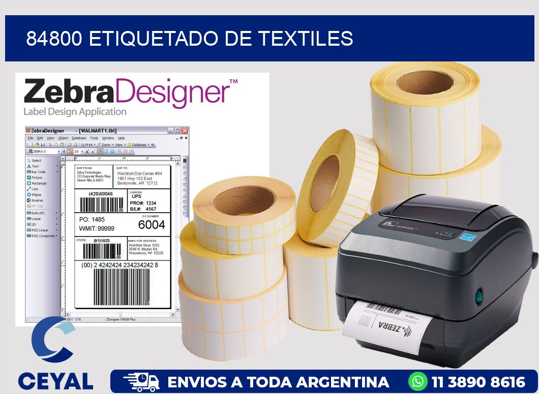 84800 Etiquetado de textiles