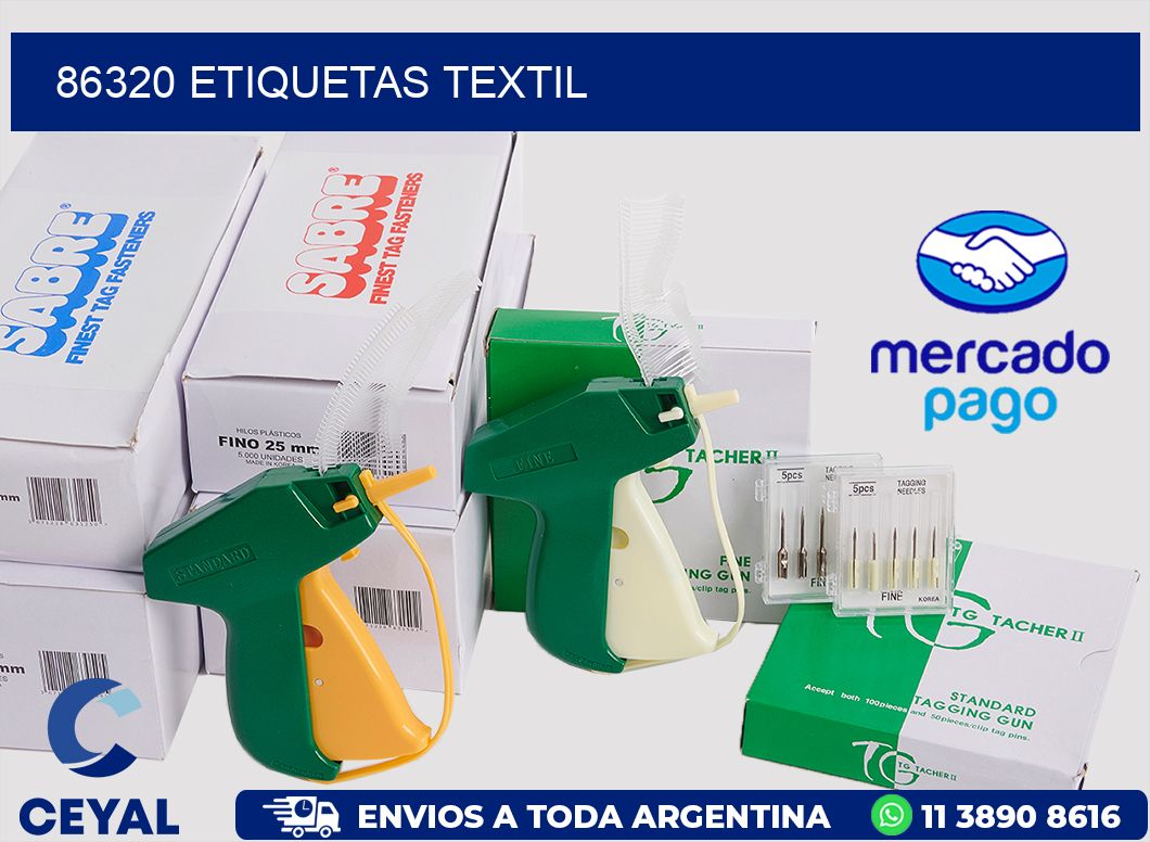 86320 etiquetas textil