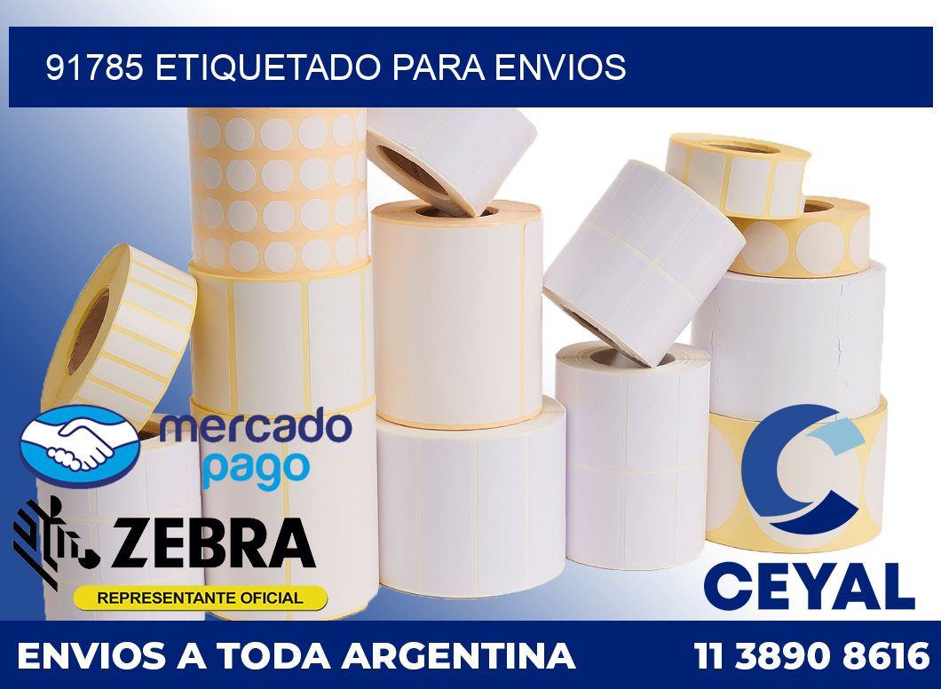 91785 etiquetado para envios