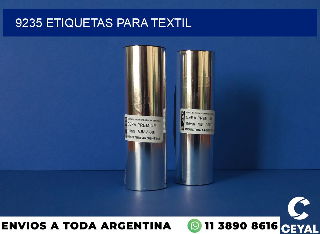 9235 etiquetas para textil