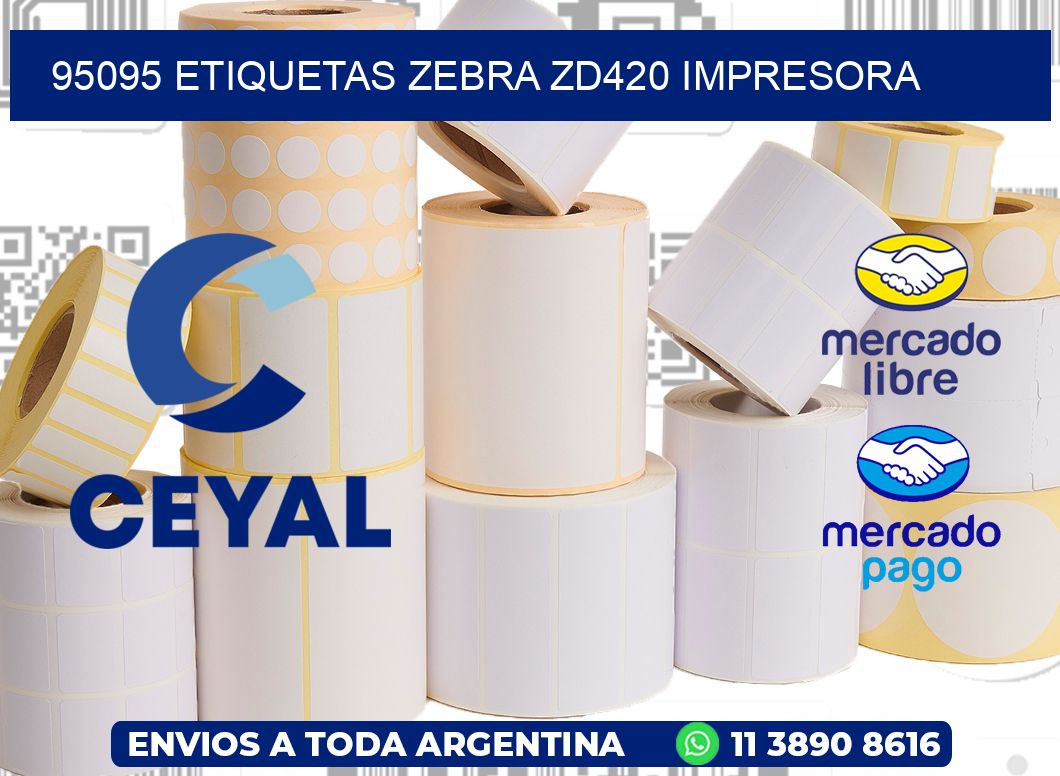 95095 etiquetas Zebra zd420 impresora
