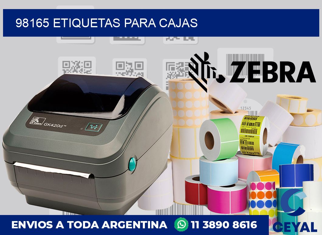 98165 etiquetas para cajas