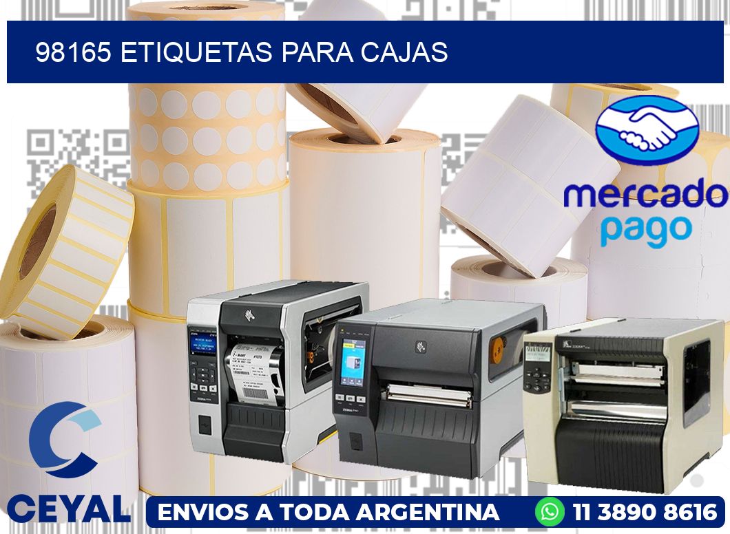 98165 etiquetas para cajas
