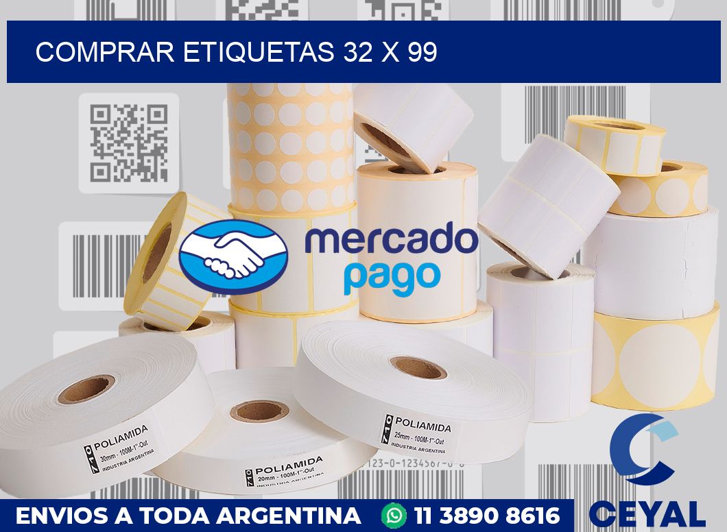 Comprar etiquetas 32 x 99
