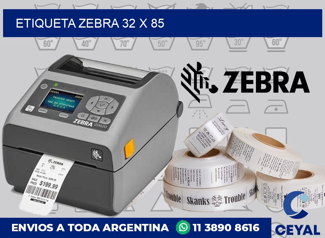 etiqueta zebra 32 x 85