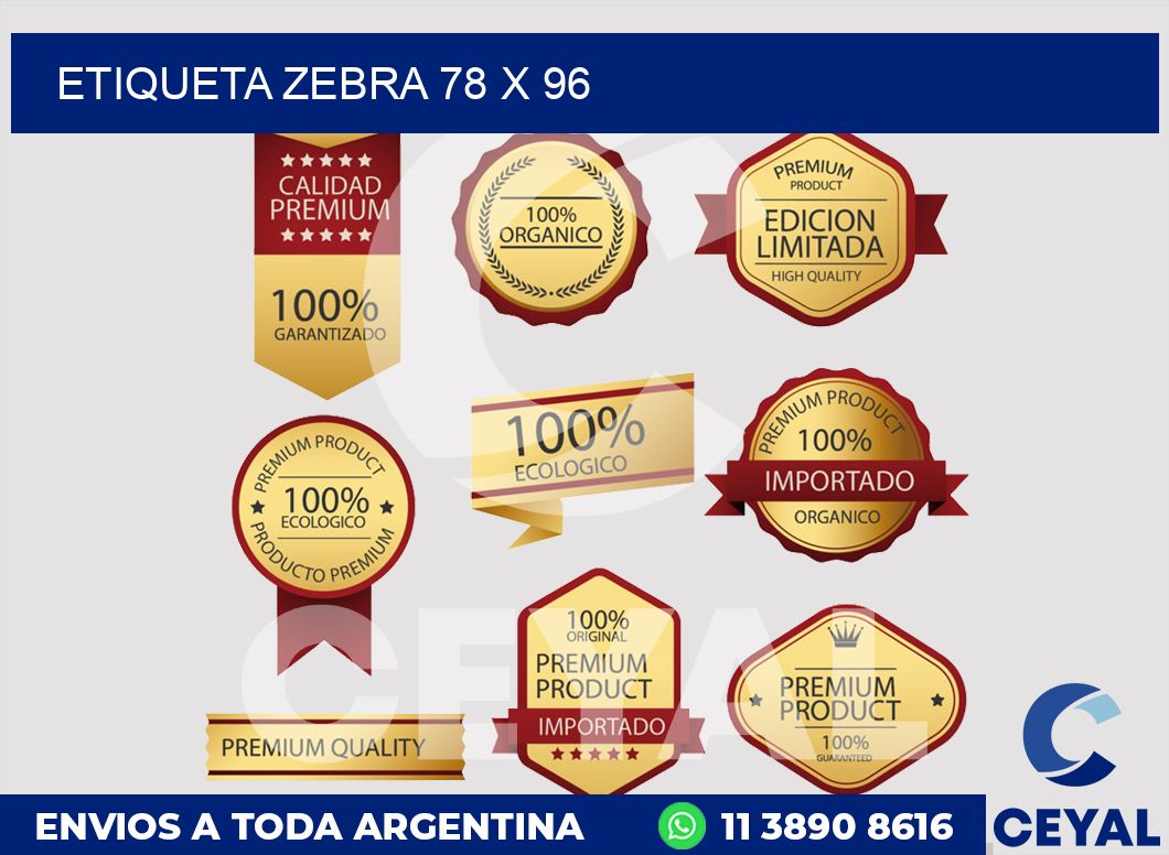 etiqueta zebra 78 x 96