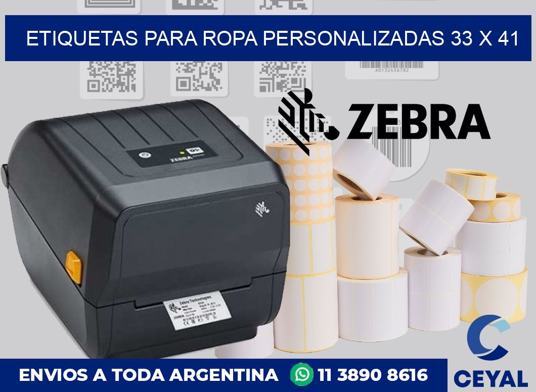 etiquetas para ropa personalizadas 33 x 41