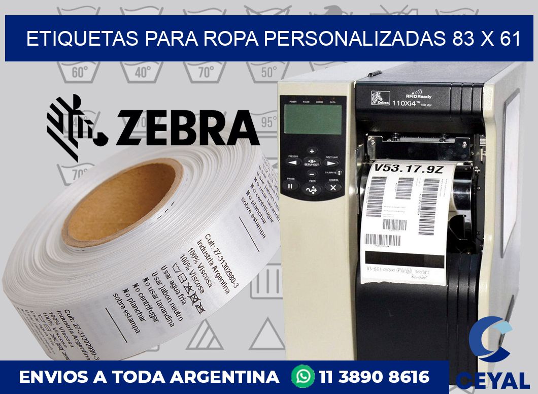 etiquetas para ropa personalizadas 83 x 61
