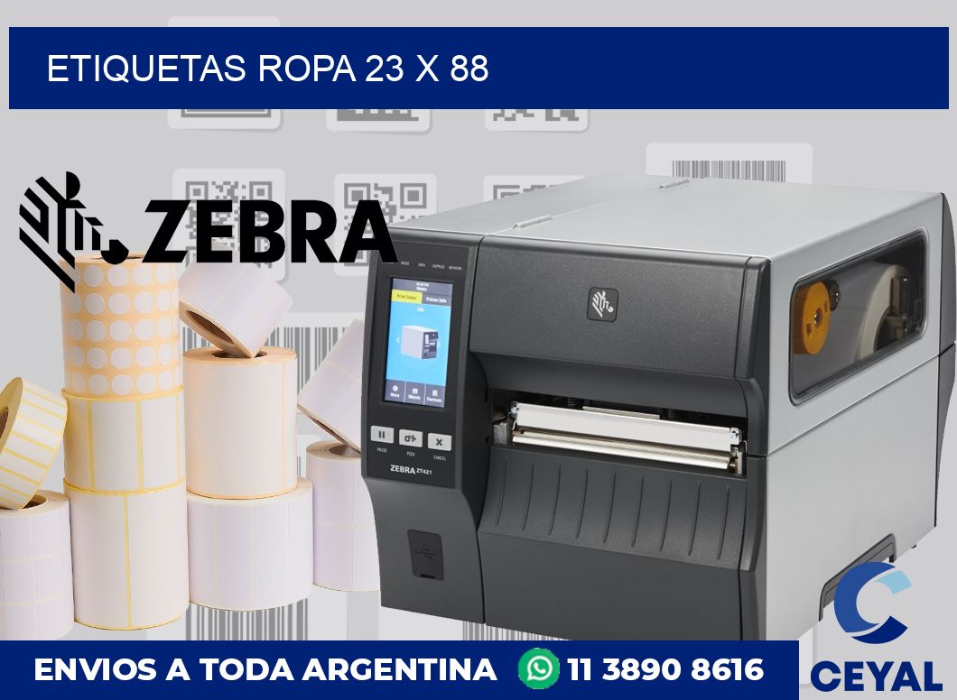 etiquetas ropa 23 x 88