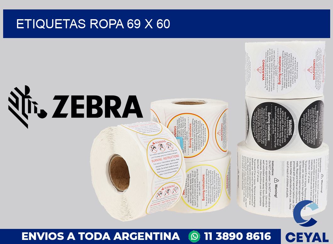 etiquetas ropa 69 x 60