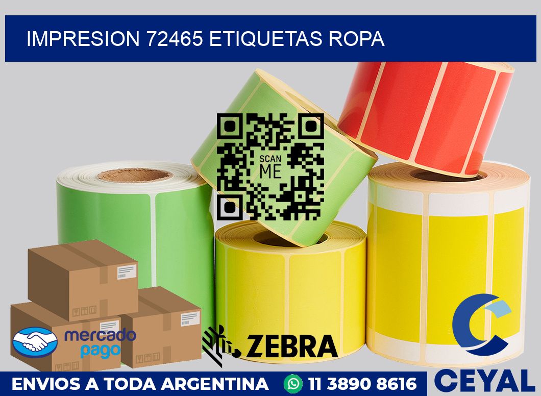 impresion 72465 etiquetas ropa