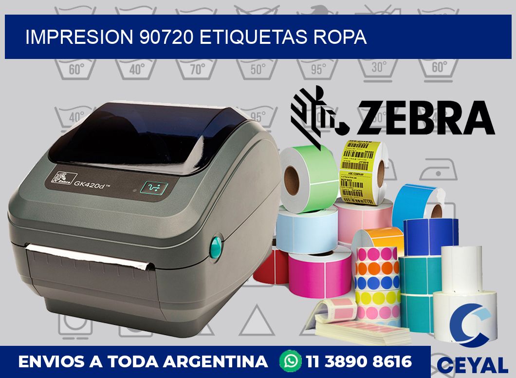 impresion 90720 etiquetas ropa