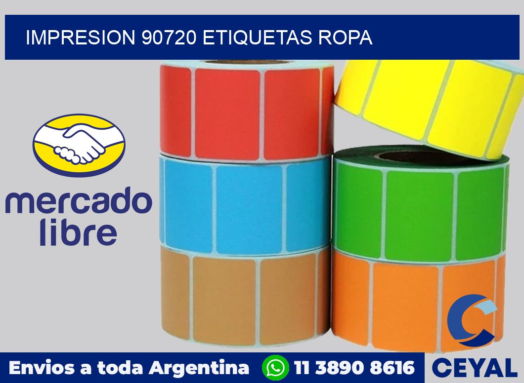 impresion 90720 etiquetas ropa