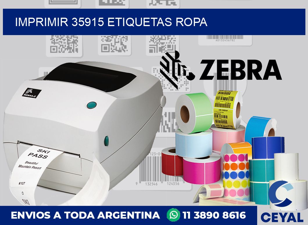 imprimir 35915 etiquetas ropa