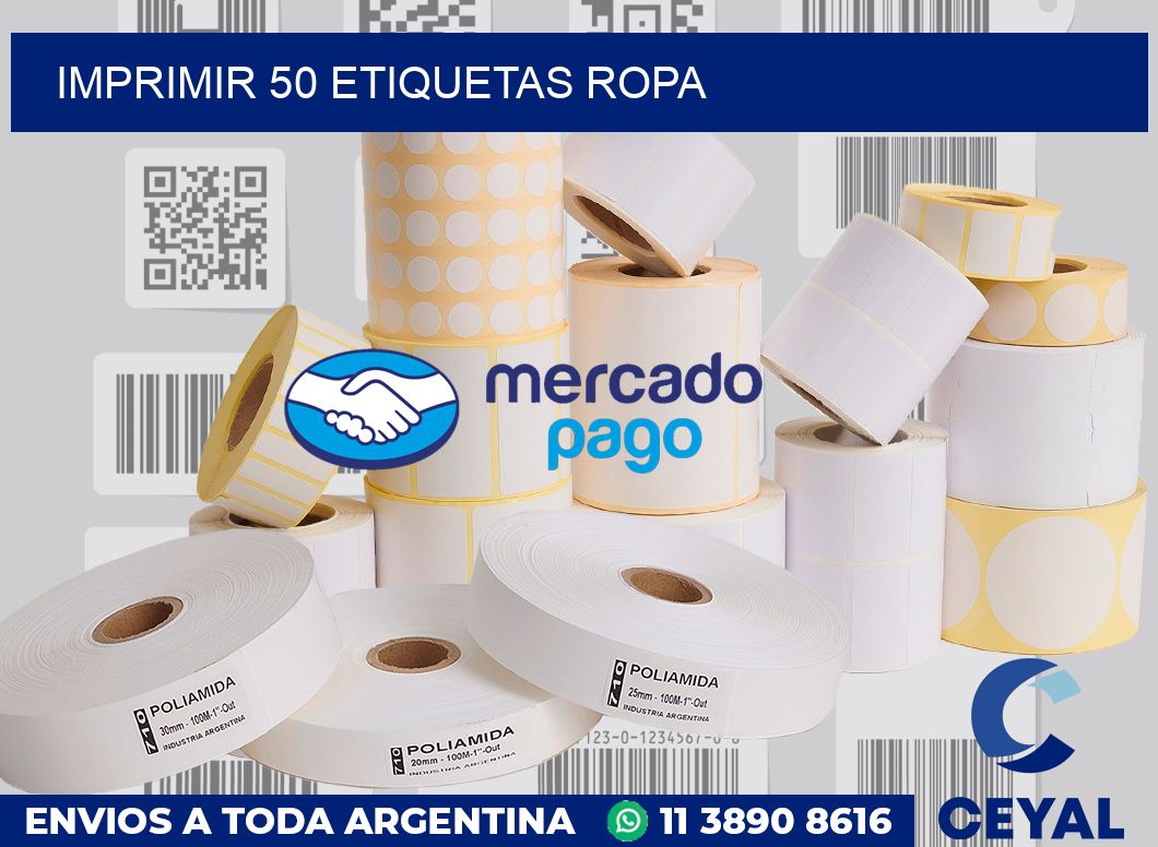 imprimir 50 etiquetas ropa