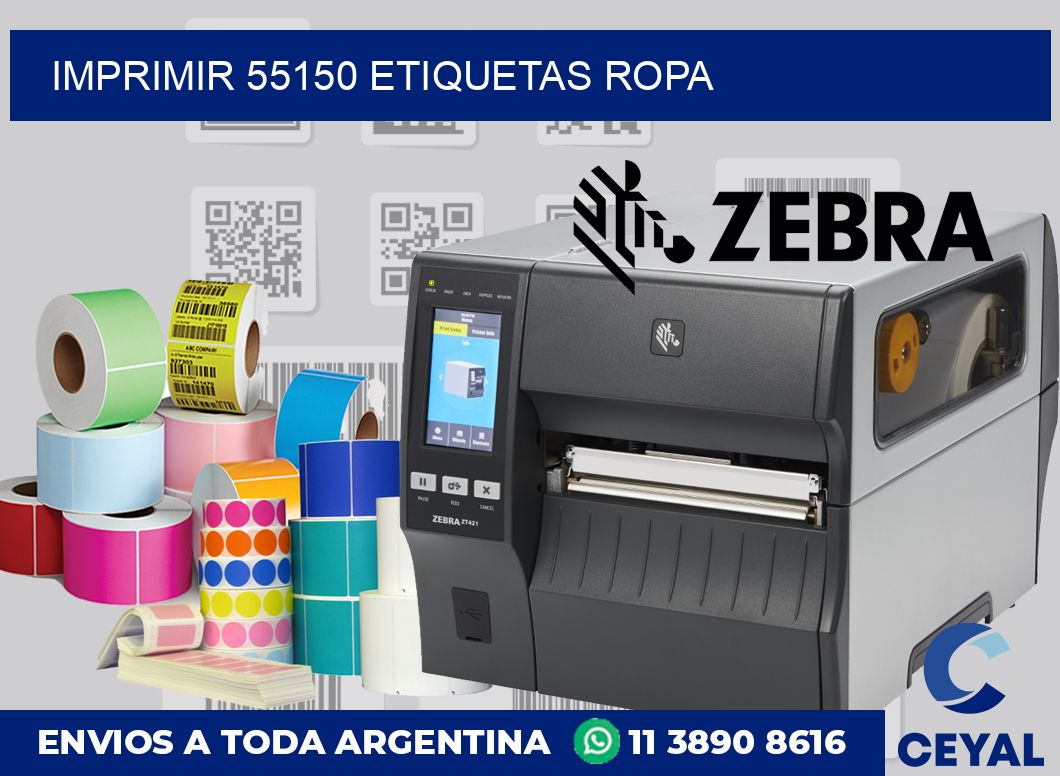 imprimir 55150 etiquetas ropa