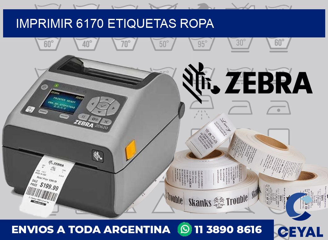imprimir 6170 etiquetas ropa