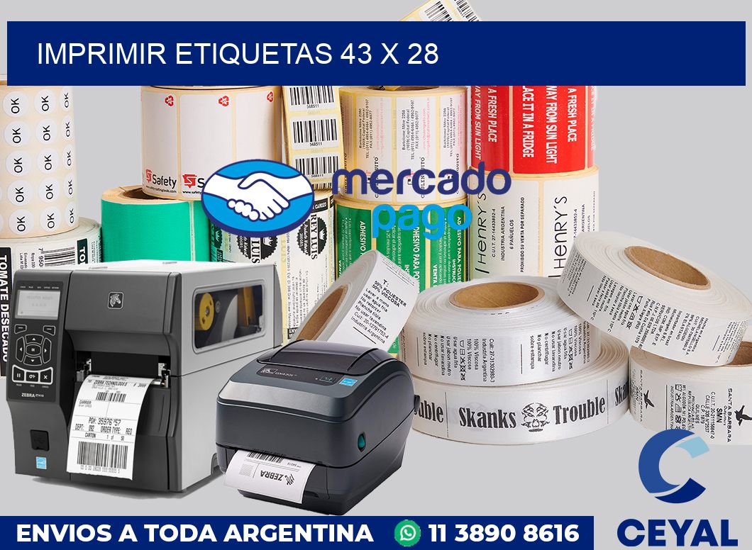 imprimir etiquetas 43 x 28