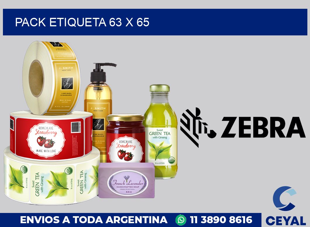 pack etiqueta 63 x 65