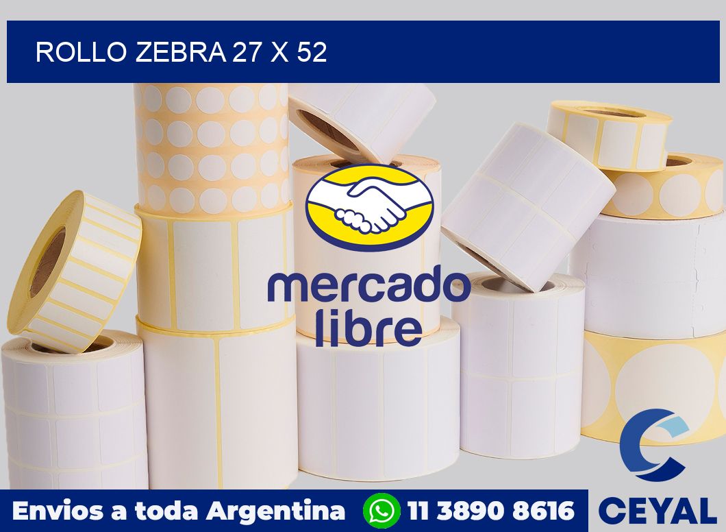 rollo zebra 27 x 52