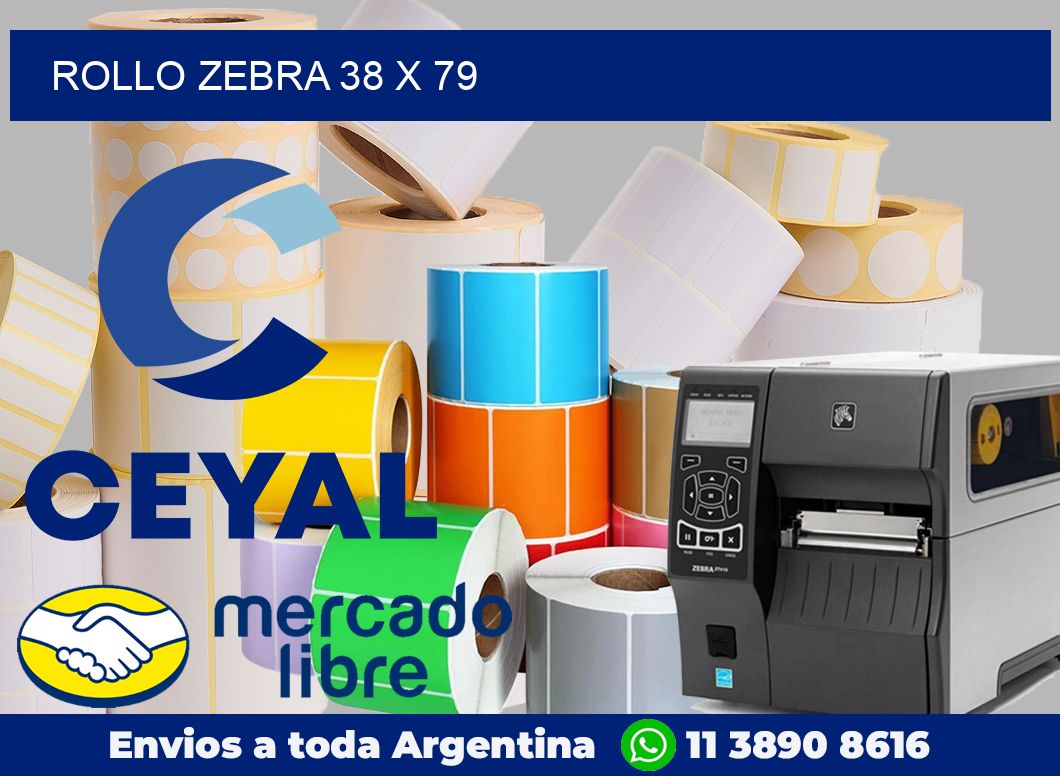 rollo zebra 38 x 79