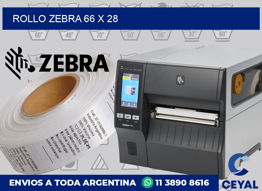 rollo zebra 66 x 28