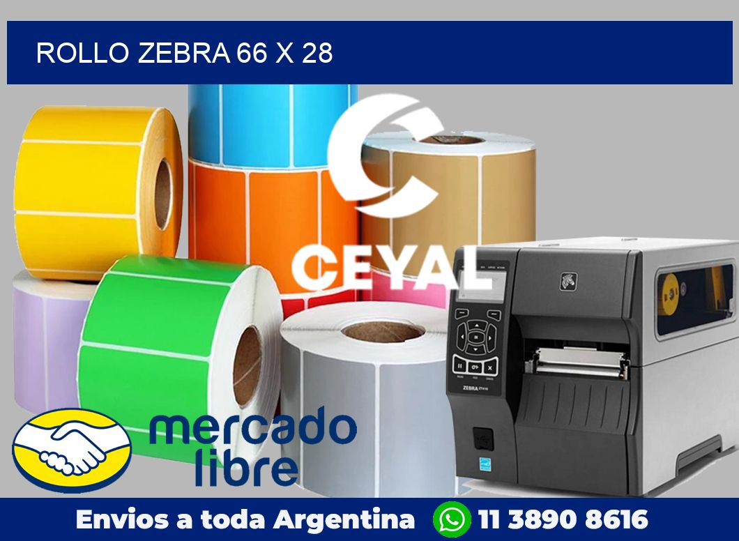 rollo zebra 66 x 28