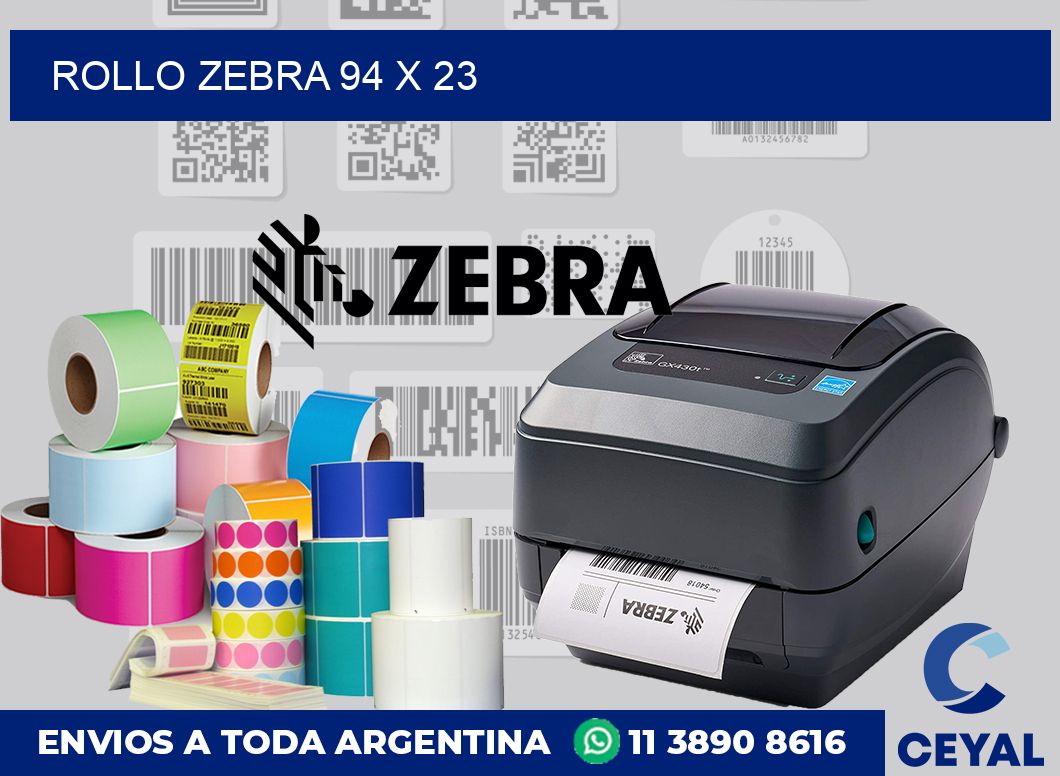 rollo zebra 94 x 23