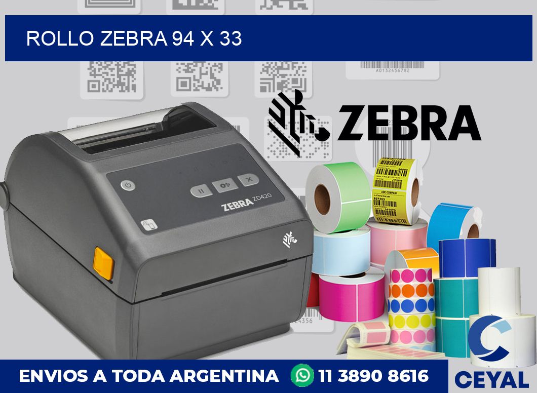 rollo zebra 94 x 33