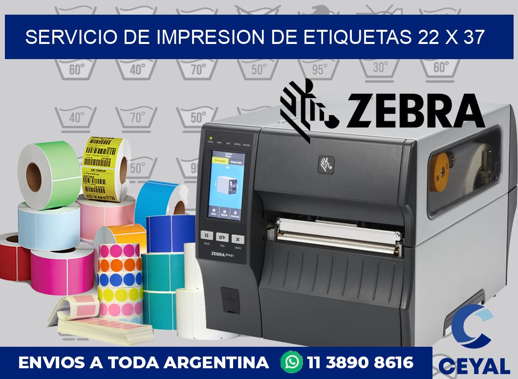 servicio de impresion de etiquetas 22 x 37