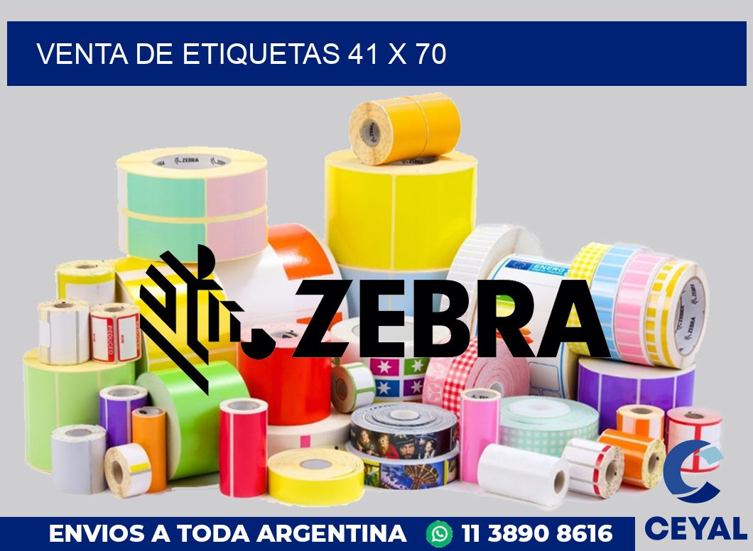 venta de etiquetas 41 x 70